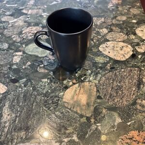 Japanese Made Lindt Stymeist CraftWorks SAND Mugs Black Stoneware EC